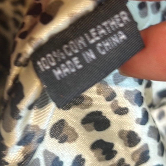 ▶️ Kate Landry ◀️ Bordeaux Croc Leather Satchel - Picture 13 of 17